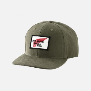 Red Wing Embroidered Logo Ball Hats | NZIT-41352