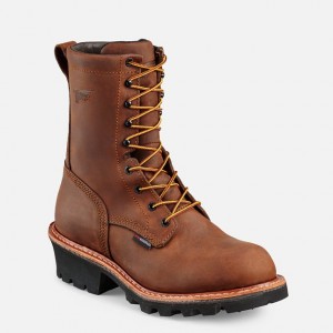 Red Wing LoggerMax Men's Work Boots | JLOZ-40613