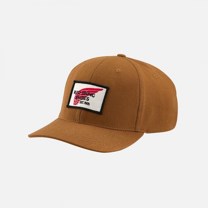 Red Wing Embroidered Logo Ball Hats | MPWH-08547