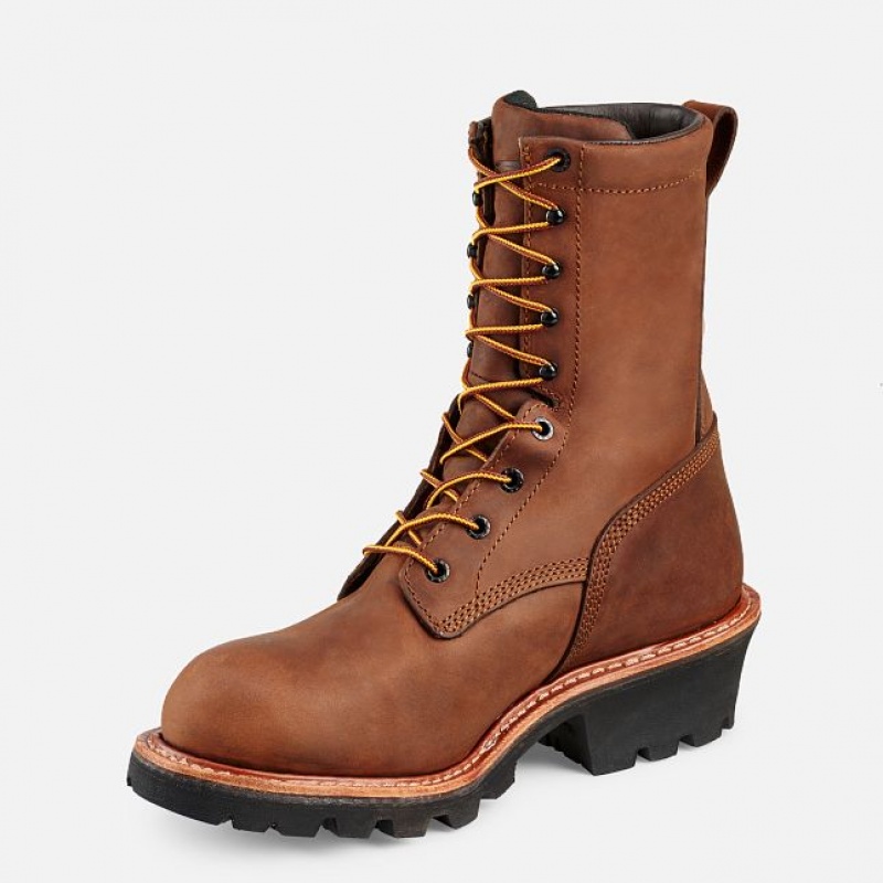 Red Wing LoggerMax Men's Work Boots | JLOZ-40613