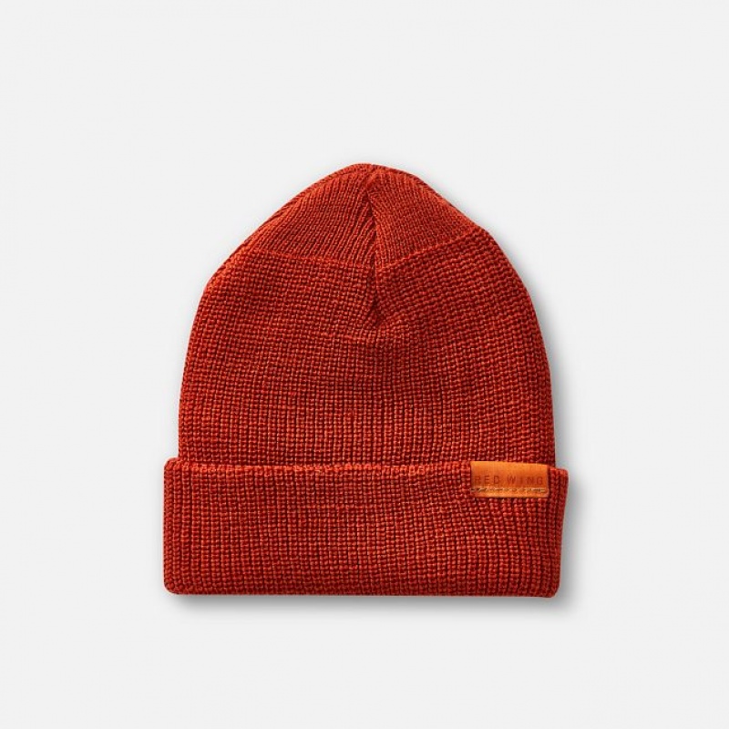 Red Wing Merino Wool Knit Hats | WRHS-37598